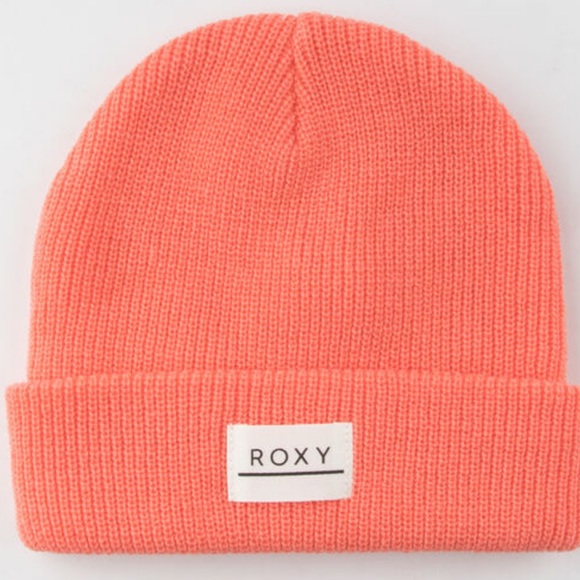 🔥 Roxy Harper beanie in coral 🔥 - Picture 4 of 6